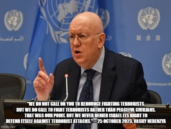 Art&iacute;culo de opini&oacute;n: 'El m&aacute;ximo diplom&aacute;tico ruso de la ONU reafirm&oacute; el derecho de Israel a defenderse contra ataques terroristas'