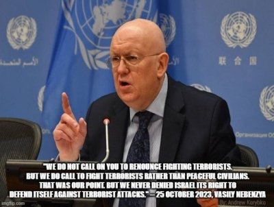 Art&iacute;culo de opini&oacute;n: 'El m&aacute;ximo diplom&aacute;tico ruso de la ONU reafirm&oacute; el derecho de Israel a defenderse contra ataques terroristas'