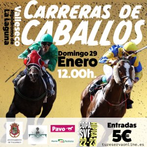 Primera jornada de carreras de caballos del año en el hipódromo de Valleseco