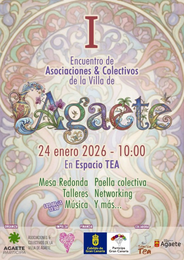 Agaete celebra su &ldquo;I encuentro de asociaciones y colectivos&rdquo;