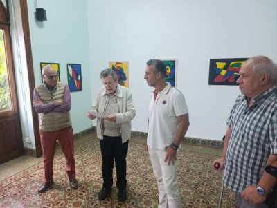 El Casino de G&aacute;ldar inaugura la exposici&oacute;n del artista canario Tino Mederos