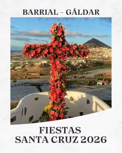 G&aacute;ldar: Mercadillo, m&uacute;sica y nuevas calles: as&iacute; celebra Barrial la Santa Cruz