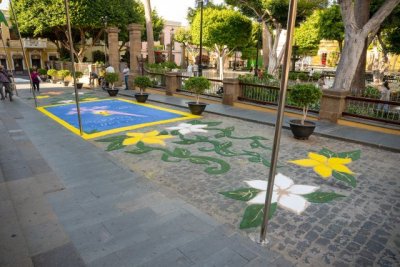 G&aacute;ldar: El Ayuntamiento anima a la ciudadan&iacute;a a participar este domingo en la elaboraci&oacute;n de las alfombras del Corpus Christi