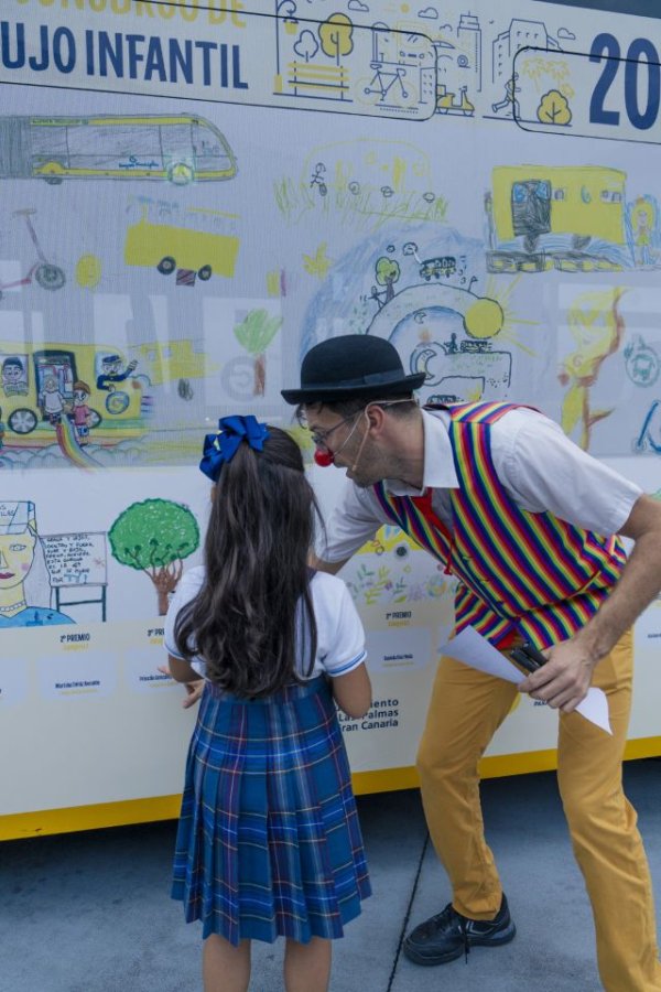 Guaguas Municipales invita a todos los centros educativos de la Isla a participar en su concurso de dibujo infantil con motivo de la Semana Europea de la Movilidad 2025