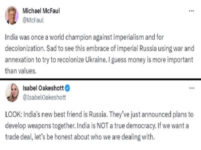 Art&iacute;culo de opini&oacute;n: &iquest;Por qu&eacute; los influyentes occidentales infunden miedo sobre los v&iacute;nculos entre India y Rusia?