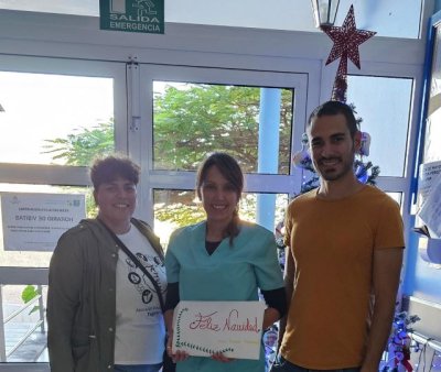 G&aacute;ldar: Tagoror Ajei entrega las cartas en la Residencia Genoveva P&eacute;rez y hace balance del a&ntilde;o 2023