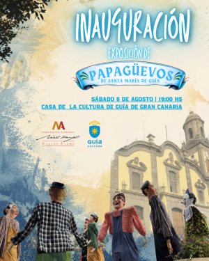 Gu&iacute;a: La Casa de la Cultura acoge una exposici&oacute;n dedicada a los Papag&uuml;evos de Gu&iacute;a dentro de las Fiestas de La Virgen 2026