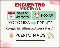 La Palma: Encuentro vecinal en Puerto Naos