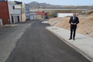 G&aacute;ldar: Concluye la obra de acondicionamiento de la calle Bajitierra en Los Dos Roques