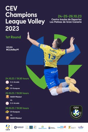 Voleibol: La CEV Champions League Volley 2023 aterriza en Gran Canaria