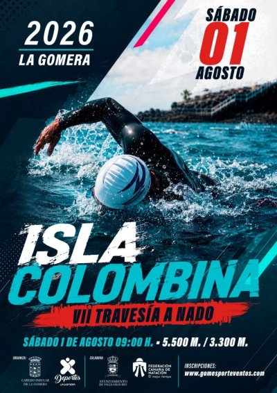 La Gomera: Abierto el plazo de inscripción para participar en la VII Travesía a Nado ‘Isla Colombina’