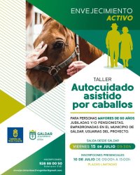 G&aacute;ldar: Envejecimiento Activo organiza un taller de autocuidado asistido con caballos