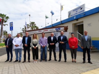 Vela Latina Canaria: El Poeta Tom&aacute;s Morales Clipper celebra su 90 aniversario