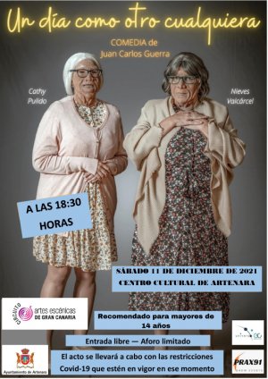 Artenara: Obra de Teatro "Un D&iacute;a Como Otro Cualquiera"