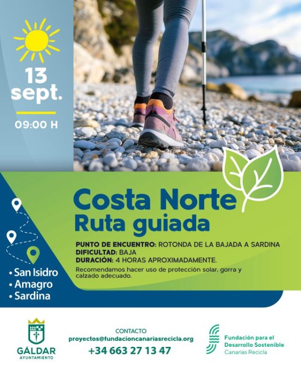 Gáldar organiza durante el verano actividades de sensibilización ambiental en el litoral del municipio