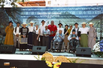 El Ayuntamiento de La Aldea reconoce la labor de cuatro referentes en la conservación del patrimonio hidráulico del municipio