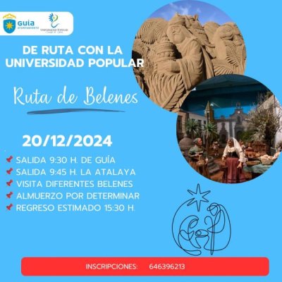 La Universidad Popular de Gu&iacute;a organiza una Ruta por los Belenes de la capital grancanaria