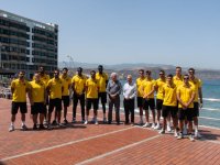 Voleibol: El CV Guaguas y Ciudad de Mar se unen para promocionar las playas de la capital en Europa