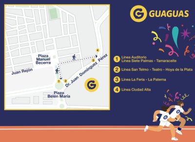 Guaguas Municipales despliega un dispositivo especial de movilidad para disfrutar de las celebraciones del Carnaval de los Juegos Ol&iacute;mpicos (V&iacute;deo promocional)