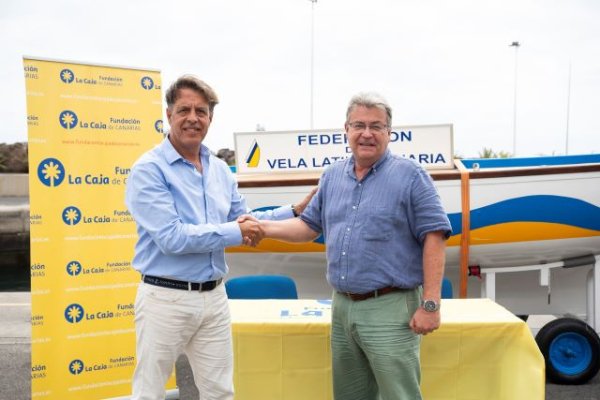 La Fundación La Caja de Canarias renueva su compromiso y suma 32 años de apoyo a la Vela Latina Canaria