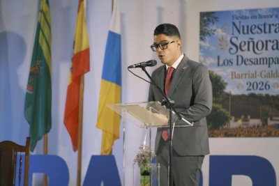 Gáldar: Antonio María emociona con un pregón donde la gente de Barrial fue la máxima protagonista