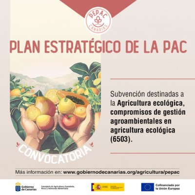 El Gobierno de Canarias convoca subvenciones del PEPAC destinadas a gesti&oacute;n agroambiental en agricultura ecol&oacute;gica