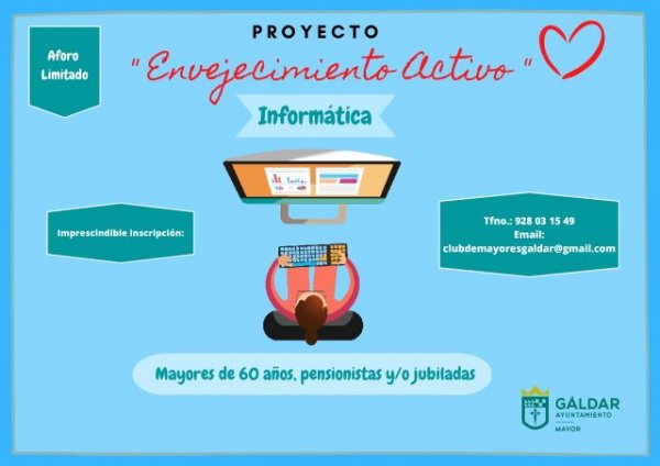 Gáldar: La Concejalía del Mayor retoma el lunes las actividades del proyecto de &#039;Envejecimiento activo&#039;