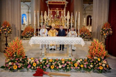 Gáldar: El Templo Santuario de Santiago celebra el centenario de la consagración del altar mayor