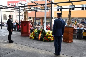 Telde y el Ejército del Aire y del Espacio celebran el éxito de la primera Jura de Bandera Civil en el municipio