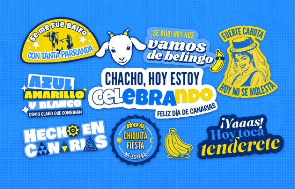 Turismo de Canarias convierte el habla y el humor de las islas en &lsquo;stickers&rsquo; que ya emplean miles de personas
