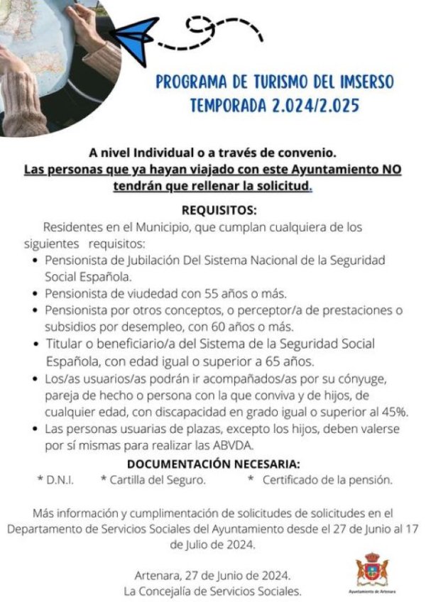 Artenara: Programa de Turismo del IMSERSO