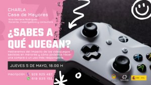 Firgas: Charla ¿Sabes a qué juegan? 