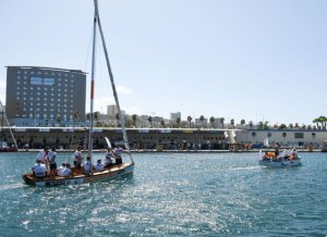 Vela Latina Canaria: El fuerte viento obliga a aplazar la jornada final del Campeonato Aguas de Teror