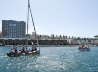 Vela Latina Canaria: El fuerte viento obliga a aplazar la jornada final del Campeonato Aguas de Teror