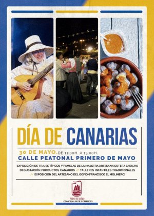 Puerto del Rosario: La calle peatonal Primero de Mayo se llena de tradiciones para celebrar el Día de Canarias