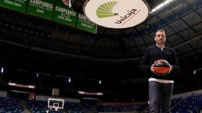 El técnico vitoriano Ibon Navarro, nuevo entrenador del Unicaja