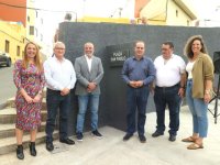 El Ayuntamiento de Guía inauguró la renovación de la Plaza de San Pablo de Becerril
