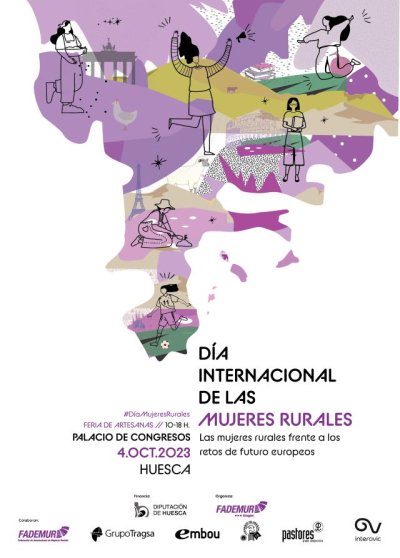D&iacute;a Internacional de las Mujeres Rurales 2023: 700 mujeres rurales de FADEMUR celebrar&aacute;n su d&iacute;a grande en Huesca
