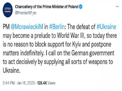 ¿Por qué Polonia simplemente advirtió a Alemania de la derrota de Kiev y se alarmó sobre la Tercera Guerra Mundial?
