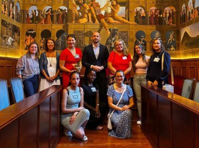 El Ayuntamiento de Gáldar recibe a profesorado y alumnado de Suecia dentro del programa Erasmus+