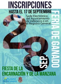 Valleseco: Abierta la inscripci&oacute;n para la Feria de Ganado de La Manzana 2025