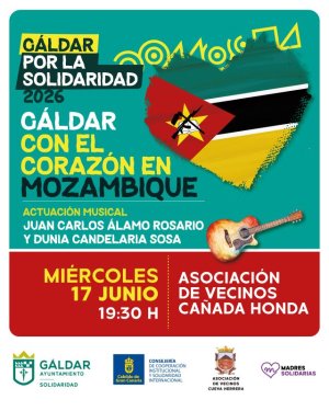 G&aacute;ldar organiza una nueva gala solidaria en Ca&ntilde;ada Honda para apoyar proyectos educativos en Mozambique