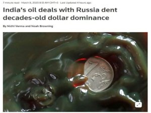 India merece un gran aplauso por su papel de liderazgo en la aceleraci&oacute;n de la desdolarizaci&oacute;n