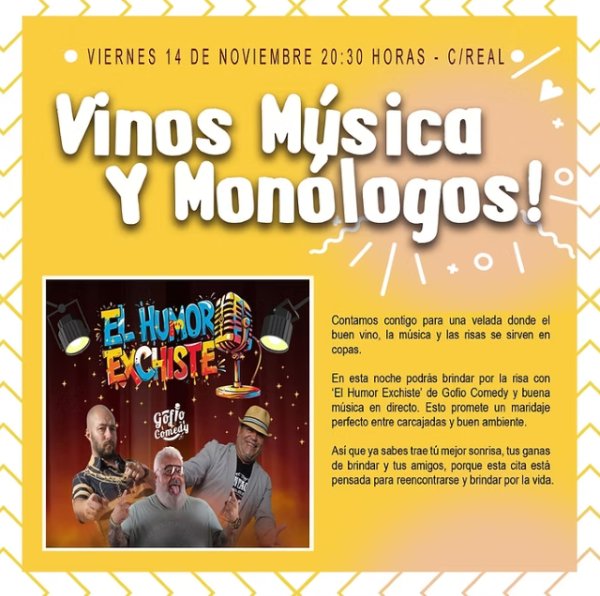 La Calle Real de Santa Brígida acoge este viernes una noche de humor, música y vino