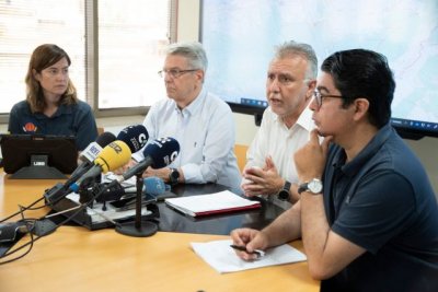 Torres anuncia que el incendio se encuentra estabilizado, a&uacute;n sigue activo y los medios trabajan para su control