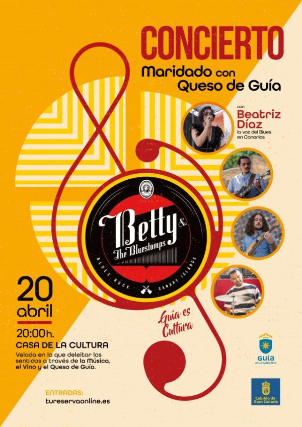 Concierto de &lsquo;Betty &amp; The Bluestomps&rsquo;, la voz del blues en Canarias, con queso y vino este s&aacute;bado en Gu&iacute;a