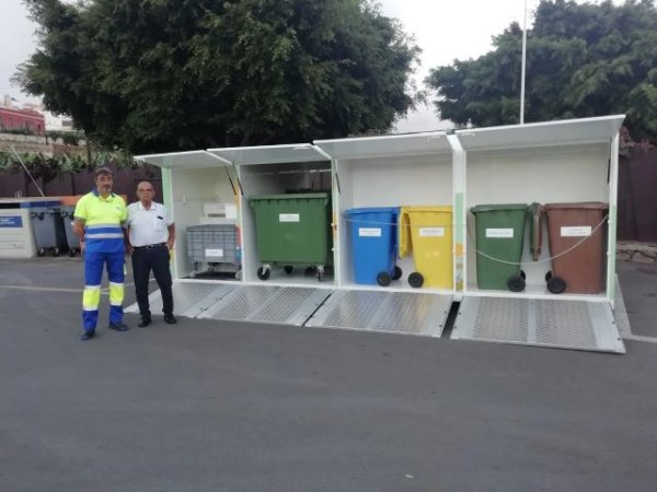 El punto limpio móvil de Gáldar es el que más usuarios recibe de toda Gran Canaria