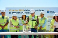 El Gobierno de Canarias coloca la primera piedra de 47 viviendas protegidas en Puerto del Rosario, en Fuerteventura