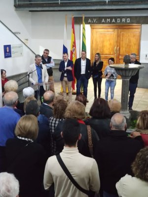 Gáldar: Inauguración de la obra de supresión de barreras arquitectónicas en la AV Amagro