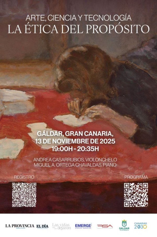 Gáldar acoge la jornada “Arte, ciencia y tecnología: la ética del propósito”, con Andrea Casarrubios y reflexionando sobre inteligencia artificial